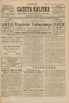 Gazeta Kaliska : pismo codzienne, polityczne, społeczne i ekonomiczne. R.32, № 33 (9 lutego 1924) = nr 7662