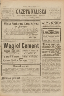 Gazeta Kaliska : pismo codzienne, polityczne, społeczne i ekonomiczne. R.32, № 48 (27 lutego 1924) = nr 7677