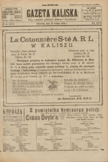 Gazeta Kaliska : pismo codzienne, polityczne, społeczne i ekonomiczne. R.32, № 49 (28 lutego 1924) = nr 7678