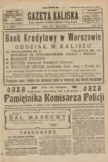 Gazeta Kaliska : pismo codzienne, polityczne, społeczne i ekonomiczne. R.32, № 51 (1 marca 1924) = nr 7680