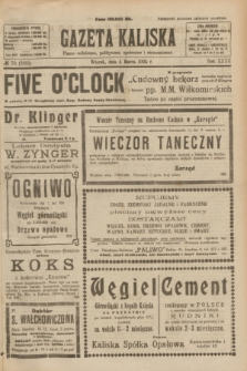 Gazeta Kaliska : pismo codzienne, polityczne, społeczne i ekonomiczne. R.32, № 53 (4 marca 1924) = nr 7682