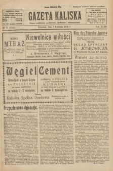 Gazeta Kaliska : pismo codzienne, polityczne, społeczne i ekonomiczne. R.32, № 77 (3 kwietnia 1924) = nr 7706