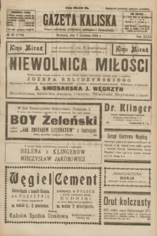 Gazeta Kaliska : pismo codzienne, polityczne, społeczne i ekonomiczne. R.32, № 80 (6 kwietnia 1924) = nr 7709