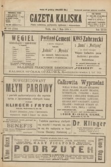 Gazeta Kaliska : pismo codzienne, polityczne, społeczne i ekonomiczne. R.32, № 102 (7 maja 1924) = nr 7732