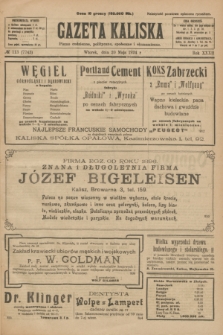 Gazeta Kaliska : pismo codzienne, polityczne, społeczne i ekonomiczne. R.32, № 113 (20 maja 1924) = nr 7743