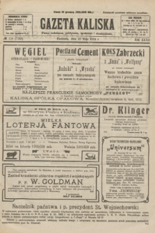 Gazeta Kaliska : pismo codzienne, polityczne, społeczne i ekonomiczne. R.32, № 118 (25 maja 1924) = nr 7748