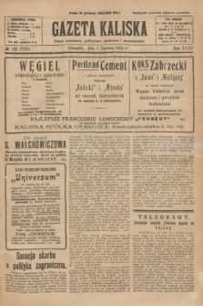 Gazeta Kaliska : pismo codzienne, polityczne, społeczne i ekonomiczne. R.32, № 126 (5 czerwca 1924) = nr 7756