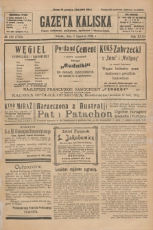 Gazeta Kaliska : pismo codzienne, polityczne, społeczne i ekonomiczne. R.32, № 128 (7 czerwca 1924) = nr 7758
