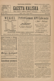 Gazeta Kaliska : pismo codzienne, polityczne, społeczne i ekonomiczne. R.32, № 147 (2 lipca 1924) = nr 7777
