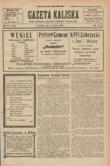 Gazeta Kaliska : pismo codzienne, polityczne, społeczne i ekonomiczne. R.32, № 154 (10 lipca 1924) = nr 7784