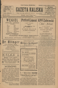 Gazeta Kaliska : pismo codzienne, polityczne, społeczne i ekonomiczne. R.32, № 170 (27 lipca 1924) = nr 7800