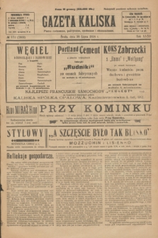 Gazeta Kaliska : pismo codzienne, polityczne, społeczne i ekonomiczne. R.32, № 172 (30 lipca 1924) = nr 7802