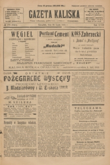 Gazeta Kaliska : pismo codzienne, polityczne, społeczne i ekonomiczne. R.32, № 173 (31 lipca 1924) = nr 173