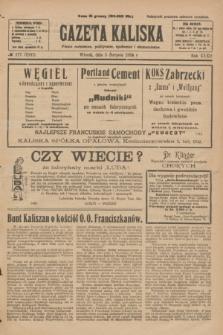 Gazeta Kaliska : pismo codzienne, polityczne, społeczne i ekonomiczne. R.32, № 177 (5 sierpnia 1924) = nr 7807