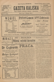 Gazeta Kaliska : pismo codzienne, polityczne, społeczne i ekonomiczne. R.32, № 178 (6 sierpnia 1924) = nr 7808