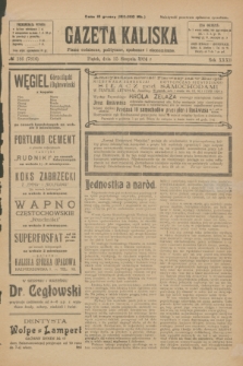 Gazeta Kaliska : pismo codzienne, polityczne, społeczne i ekonomiczne. R.32, № 186 (15 sierpnia 1924) = nr 7816