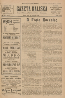 Gazeta Kaliska : pismo codzienne, polityczne, społeczne i ekonomiczne. R.32, № 189 (20 sierpnia 1924) = nr 7819