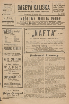 Gazeta Kaliska : pismo codzienne, polityczne, społeczne i ekonomiczne. R.32, № 198 (30 sierpnia 1924) = nr 7828