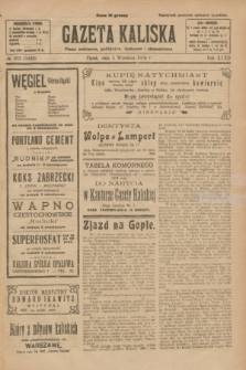 Gazeta Kaliska : pismo codzienne, polityczne, społeczne i ekonomiczne. R.32, № 203 (5 września 1924) = nr 7833
