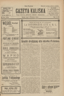 Gazeta Kaliska : pismo codzienne, polityczne, społeczne i ekonomiczne. R.32, № 204 (6 września 1924) = nr 7834 + dod.