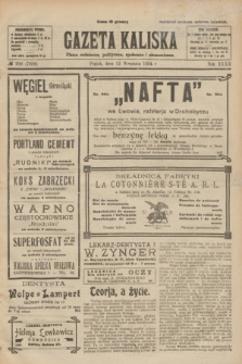 Gazeta Kaliska : pismo codzienne, polityczne, społeczne i ekonomiczne. R.32, № 208 (12 września 1924) = nr 7838