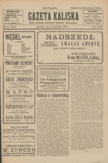 Gazeta Kaliska : pismo codzienne, polityczne, społeczne i ekonomiczne. R.32, № 219 (25 września 1924) = nr 7849