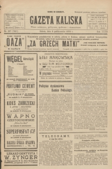 Gazeta Kaliska : pismo codzienne, polityczne, społeczne i ekonomiczne. R.32, nr 227 (4 października 1924) = nr 7857