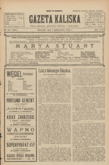Gazeta Kaliska : pismo codzienne, polityczne, społeczne i ekonomiczne. R.32, nr 231 (9 października 1924) = nr 7861