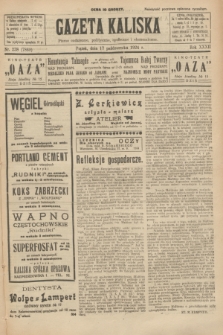 Gazeta Kaliska : pismo codzienne, polityczne, społeczne i ekonomiczne. R.32, nr 238 (17 października 1924) = nr 7868