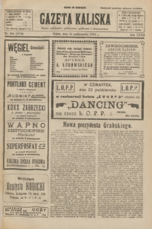 Gazeta Kaliska : pismo codzienne, polityczne, społeczne i ekonomiczne. R.32, nr 244 (24 października 1924) = nr 7874