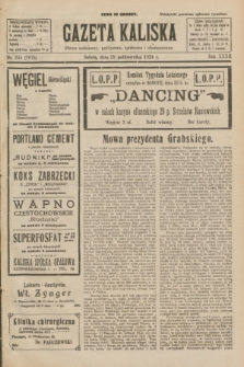 Gazeta Kaliska : pismo codzienne, polityczne, społeczne i ekonomiczne. R.32, nr 245 (25 października 1924) = nr 7875