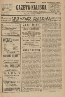 Gazeta Kaliska : pismo codzienne, polityczne, społeczne i ekonomiczne. R.32, nr 256 (8 listopada 1924) = nr 7886
