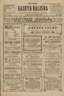 Gazeta Kaliska : pismo codzienne, polityczne, społeczne i ekonomiczne. R.32, nr 257 (9 listopada 1924) = nr 7887