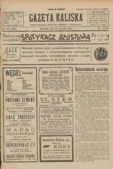 Gazeta Kaliska : pismo codzienne, polityczne, społeczne i ekonomiczne. R.32, nr 266 (20 listopada 1924) = nr 7896