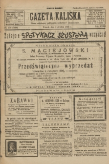 Gazeta Kaliska : pismo codzienne, polityczne, społeczne i ekonomiczne. R.32, nr 276 (2 grudnia 1924) = nr 7906
