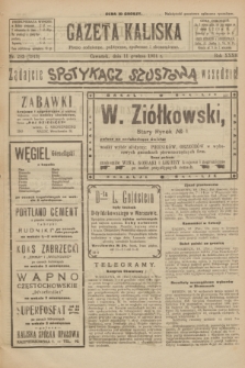 Gazeta Kaliska : pismo codzienne, polityczne, społeczne i ekonomiczne. R.32, nr 283 (11 grudnia 1924) = nr 7913