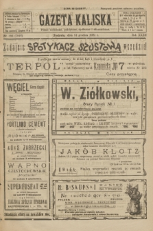 Gazeta Kaliska : pismo codzienne, polityczne, społeczne i ekonomiczne. R.32, nr 286 (14 grudnia 1924) = nr 7916
