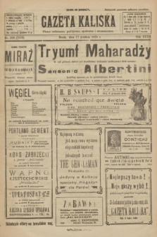 Gazeta Kaliska : pismo codzienne, polityczne, społeczne i ekonomiczne. R.32, nr 288 (17 grudnia 1924) = nr 7918