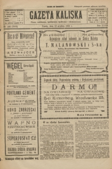 Gazeta Kaliska : pismo codzienne, polityczne, społeczne i ekonomiczne. R.32, nr 290 (19 grudnia 1924) = nr 7920