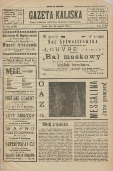 Gazeta Kaliska : pismo codzienne, polityczne, społeczne i ekonomiczne. R.32, nr 298 (31 grudnia 1924) = nr 7928