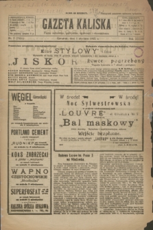 Gazeta Kaliska : pismo codzienne, polityczne, społeczne i ekonomiczne. R.33, nr 1 (1 stycznia 1925) = nr 7929