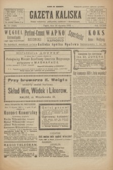 Gazeta Kaliska : pismo codzienne, polityczne, społeczne i ekonomiczne. R.33, nr 12 (16 stycznia 1925) = nr 7940