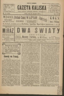 Gazeta Kaliska : pismo codzienne, polityczne, społeczne i ekonomiczne. R.33, nr 16 (21 stycznia 1925) = nr 7944