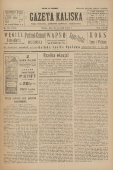 Gazeta Kaliska : pismo codzienne, polityczne, społeczne i ekonomiczne. R.33, nr 25 (31 stycznia 1925) = nr 7953