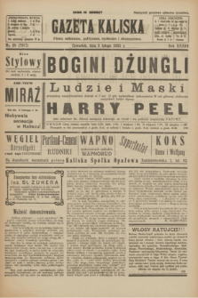 Gazeta Kaliska : pismo codzienne, polityczne, społeczne i ekonomiczne. R.33, nr 28 (5 lutego 1925) = nr 7957
