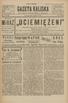 Gazeta Kaliska : pismo codzienne, polityczne, społeczne i ekonomiczne. R.33, nr 40 (19 lutego 1925) = nr 7969
