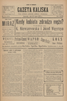 Gazeta Kaliska : pismo codzienne, polityczne, społeczne i ekonomiczne. R.33, nr 46 (26 lutego 1925) = nr 7975