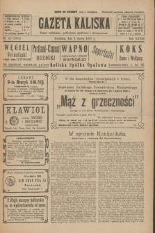 Gazeta Kaliska : pismo codzienne, polityczne, społeczne i ekonomiczne. R.33, nr 49 (1 marca 1925) = nr 7978