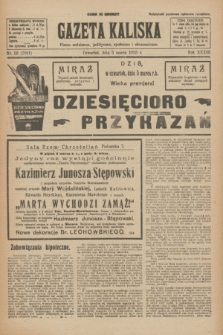 Gazeta Kaliska : pismo codzienne, polityczne, społeczne i ekonomiczne. R.33, nr 52 (5 marca 1925) = nr 7981