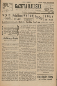 Gazeta Kaliska : pismo codzienne, polityczne, społeczne i ekonomiczne. R.33, nr 57 (11 marca 1925) = nr 7986